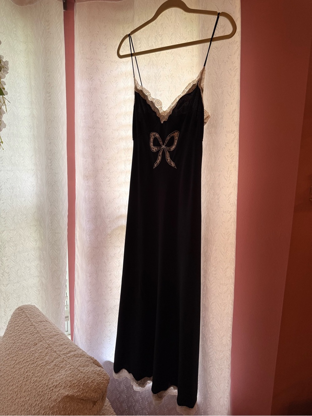 LoveShackFancy Manuela slip dress